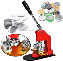 1 Inch Round Interchangeable Moulds Manual Button Machine + 500pcs Button Parts