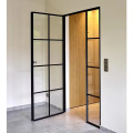 Minimalist Commercial Double Aluminum Casement Door