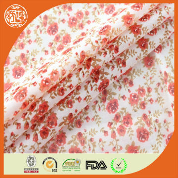 Hot sale burnout cvc cotton polyester fabrics