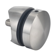 Frameless handrail fixed glass railing