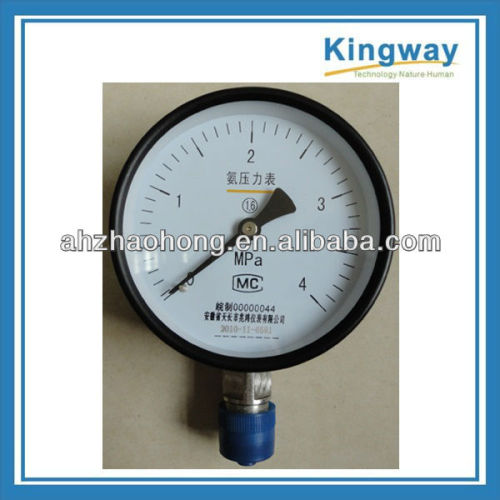 10'' (250mm) chemical fertilizer ammonia pressure gauge