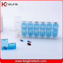 7 day pill case plastic pill box(KL-9040)