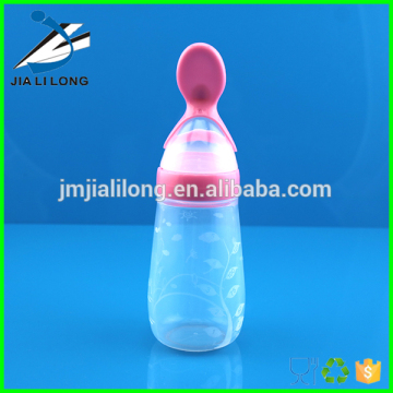 Silicone baby spoon flexible baby spoon baby feeding bottle spoon