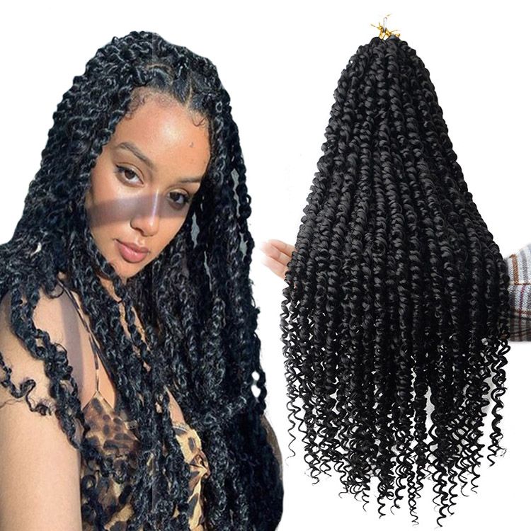 beauty supplies new Long Pre Twisted Passion Twist hair Synthetic spring Twists Crochet Hair extension Crotchet Braid Fluffy