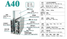 Modern Aluminum LED U Channel Glass Railing System