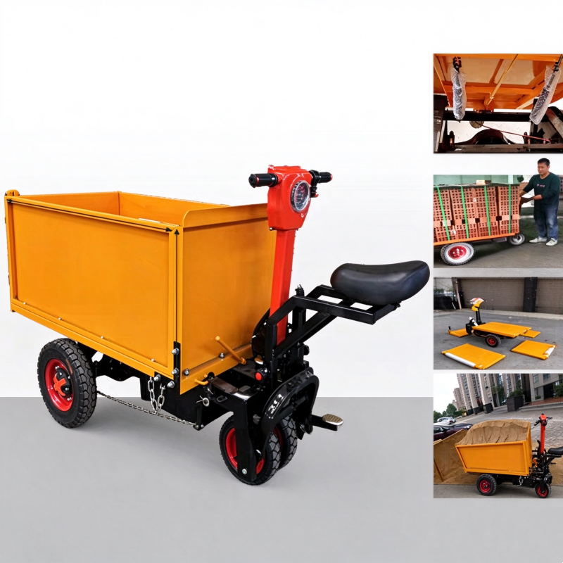 Compact Electric Waste Transfer Vehicle for Buildings