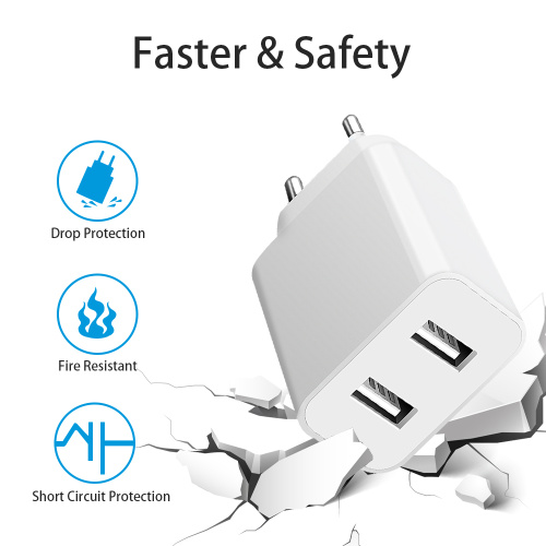 10W Dual Port phone Charger usb wall charger