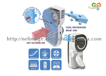 Portable Smile Mini USB Cosmetics Cooler Fan