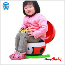 colorful cute plastic baby potty with model tiger, monkey, footable, cartoon
