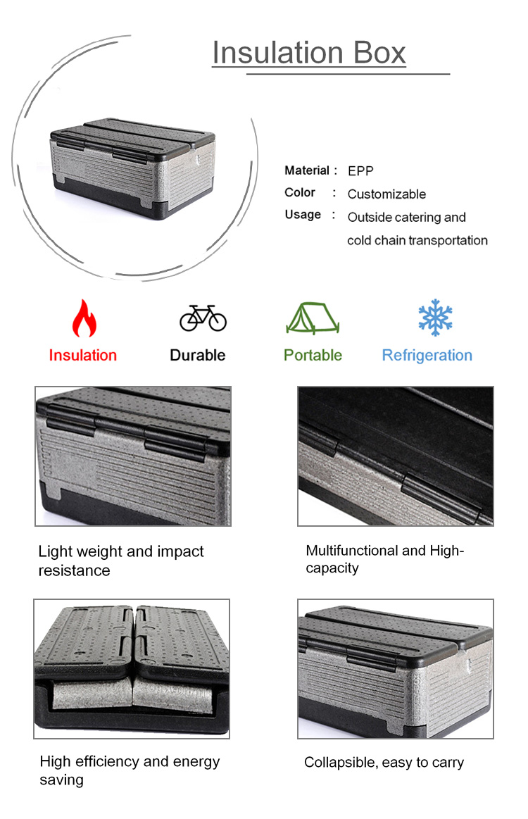 EPP refrigerated box picnic insulation capacity