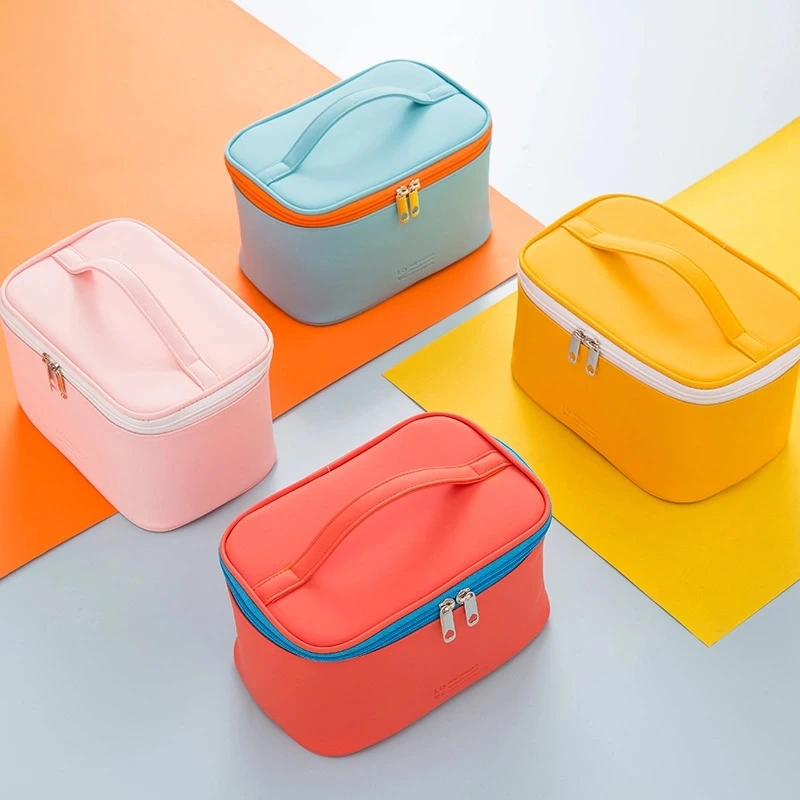 Hot Sales Travel Waterproof Portable Women Makeup Bag High Capacity Toiletries Organizer Storage Cases Zipper Wash Beauty Pouch Cosmetic Bag