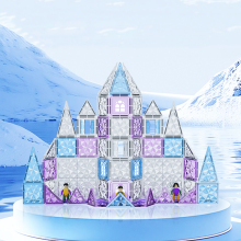 Top Selling Ice and Snow Series Diamond Texture Magnetic Building Blocks Toy Set for 2024