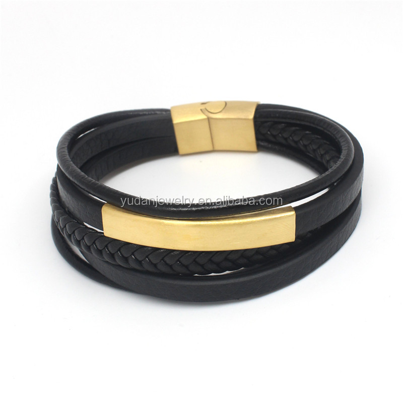 2019 New Fashion Jewelry Luxury Leather Bracelet