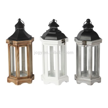 wedding decoration antique wooden garden candle lanterns