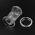 Coplin Type Glass Slide Microscópio Slide Slide Jar