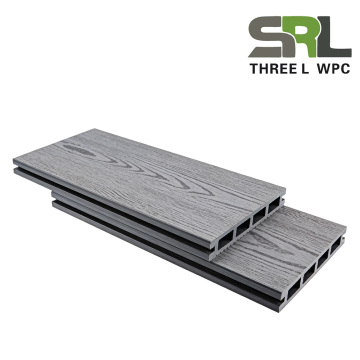 SRL-DEK 146x23mm Grey Hollow Composite Decking