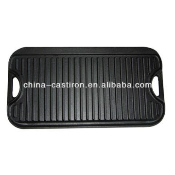 cast iron grill plate BBQ