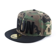 custom camo flat bill cap snapback