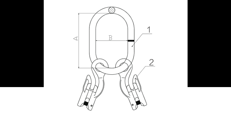 G100 Master Link with Double Grab Hook for Adjust Chain Length Connecting Link Alloy Steel