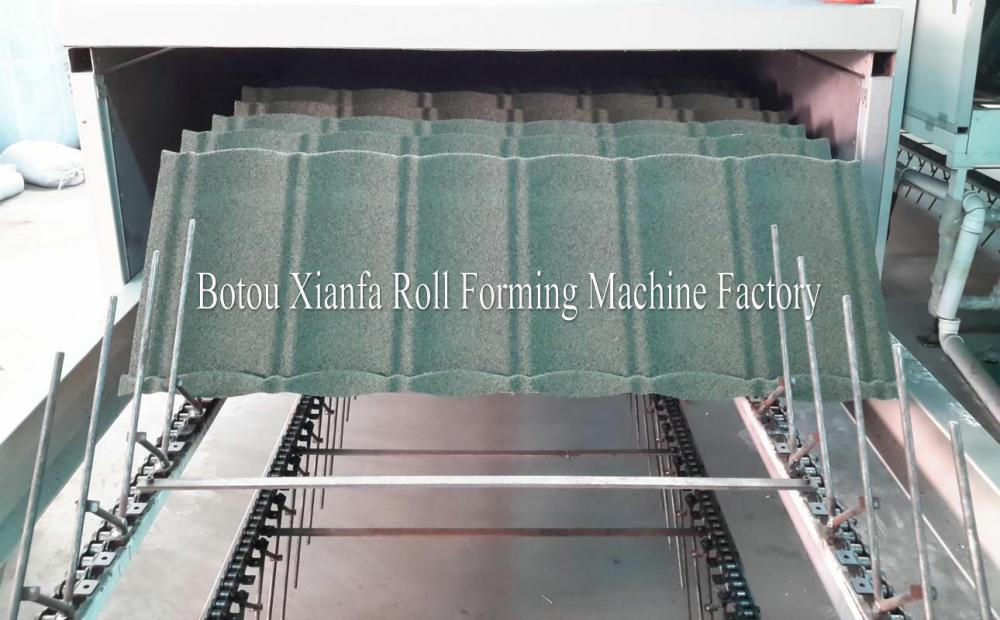 XF Galvanized Steel Sheet Vermiculite Tile Forming Machine