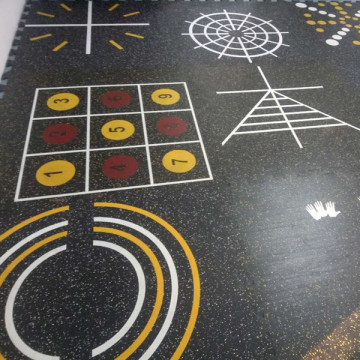 Roll EDPM Gym Rubber Flooring Mat 3mm