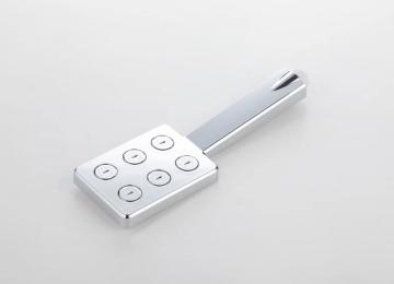 Square chrome handheld bathroom hand shower