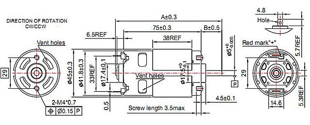 Cheap price 45mm diameter 5mm shaft diameter motor generator 220v dc reliable mahufacturer and supplier