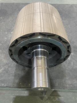 Permanent magnet motor rotor core