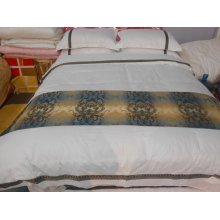 Alta qualidade cetim cama conjuntos para hotéis