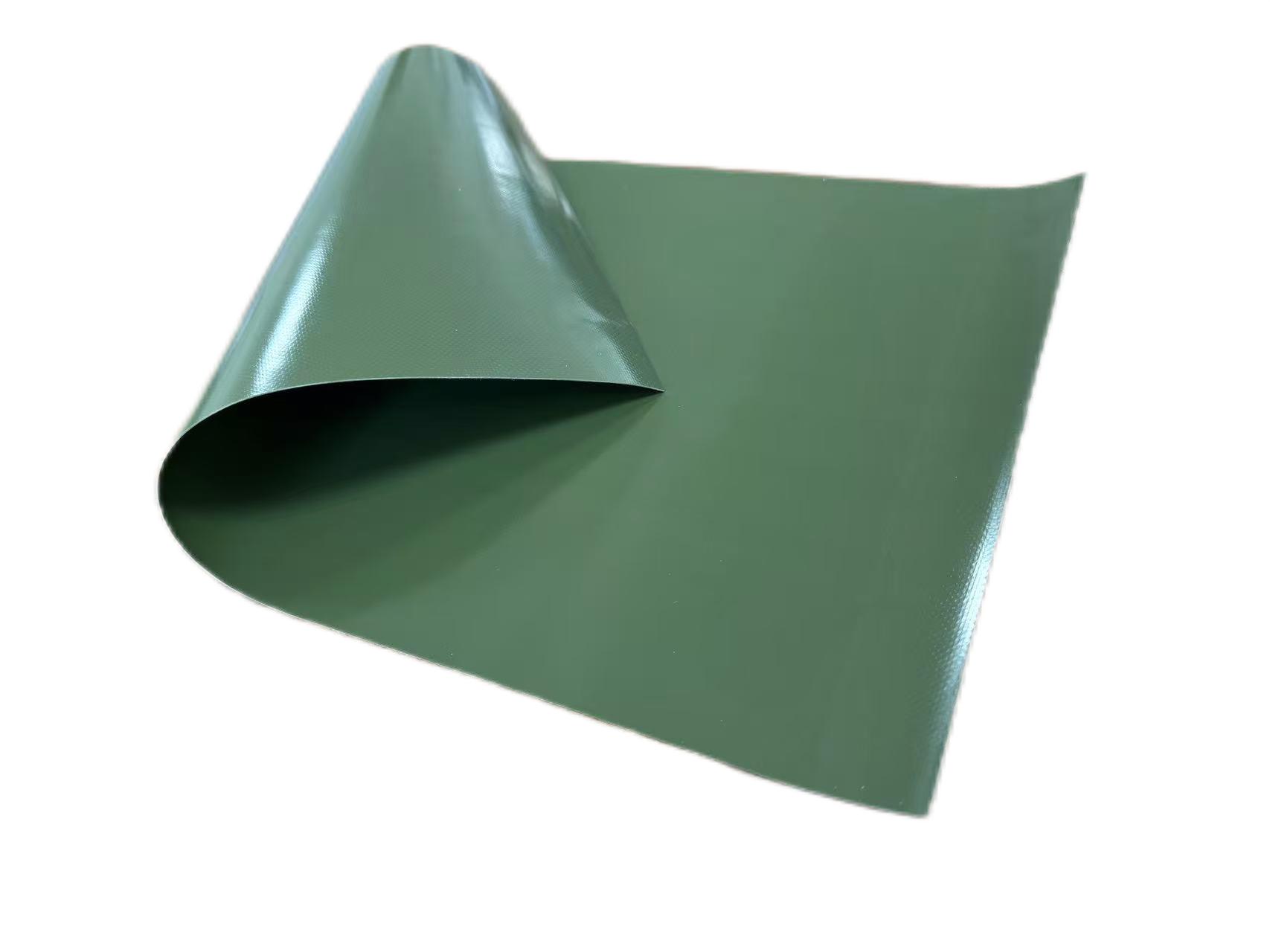 Нож покрыт 650GSM PVC Tarpaulin Green