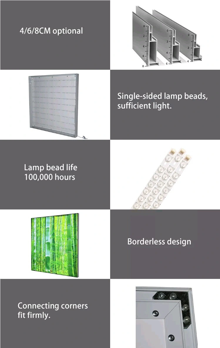 advertising fabric LED light box 