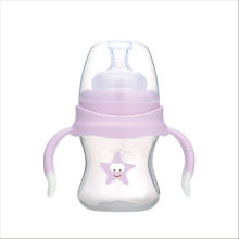 Baby bottle macaron color PP feeding bottle 150ml