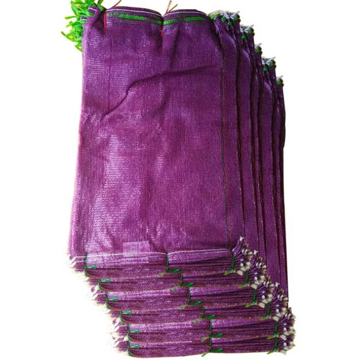 Durable Tubular PP Polypropylene Vegetable Mesh Bag for Firewood