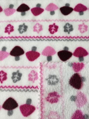 Poly Print Fleece Fabric