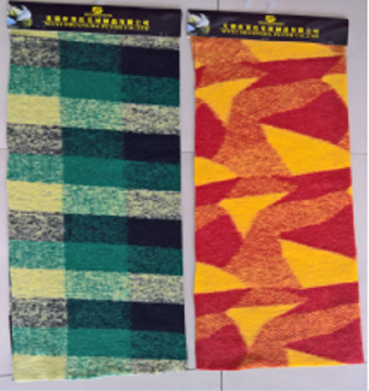 Jacquard Printing Plush Woolen Faux Fur