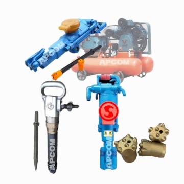 APCOM Miners' Pneumatic Picks and Jackhammers: Y Series and G Series