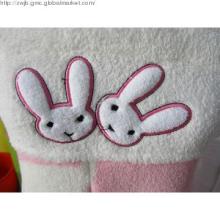 Coral Fleece Blanket Emboidered