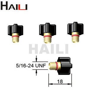 Short back cap for TIG welding torch/TIG accessory