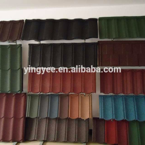 Stone coated metal roofing tile making machinery