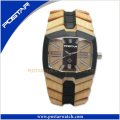 Handmade personalizado OEM OEM Wrist Relógios de madeira por atacado