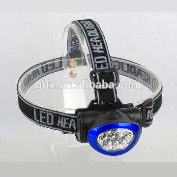 GF-8001 Factory Custom Made Plastic Material Personalized 8 led best caving headlamp
