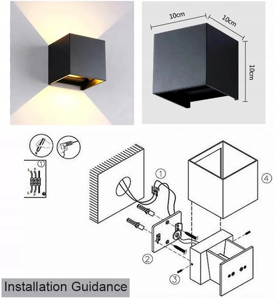 Wireless Outdoor Wall Light with Motion Sensor Technology