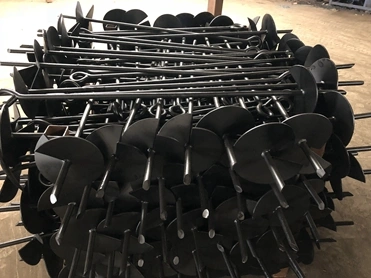 Powder-Coated Solid Steel Auger