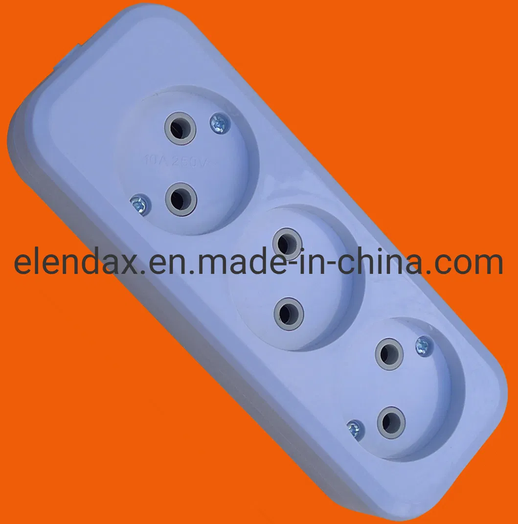 European Style 4 Way Power Extension Socket (E8004)