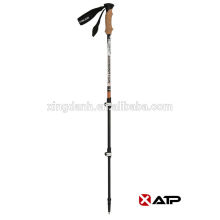 Short 3 section flick lock 7075 hiking pole