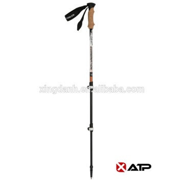 Short 3 section flick lock 7075 hiking pole