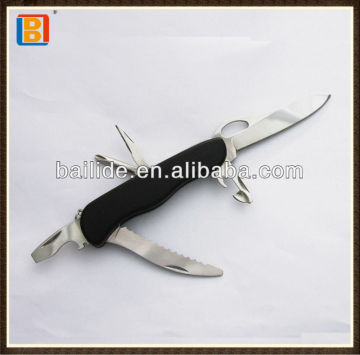 2017 Professional Pocket Multifunctions Survival Knife With Plastic Handle And Survival Knife Blade