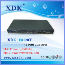 2 PON ports OLT GPON/GEPON OLT