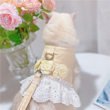 MOFESIPI Personalized Pet Chest Harness Lead Rope Set