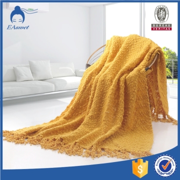 cheap acrylic polyester Baby shawl blanket with high quality
